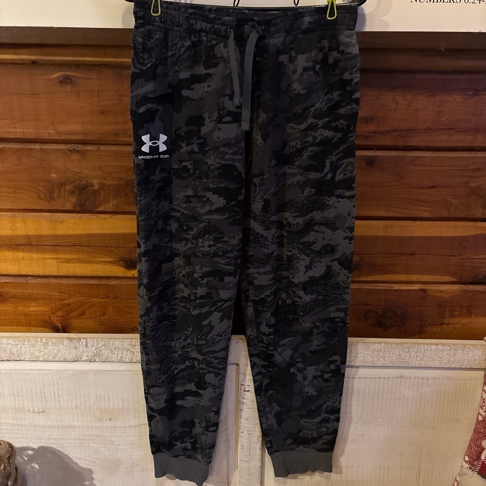 Under Armour Kids Black Camo Joggers